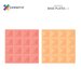 Connetix Pastel Lemon & Peach Base Plate 2Pc