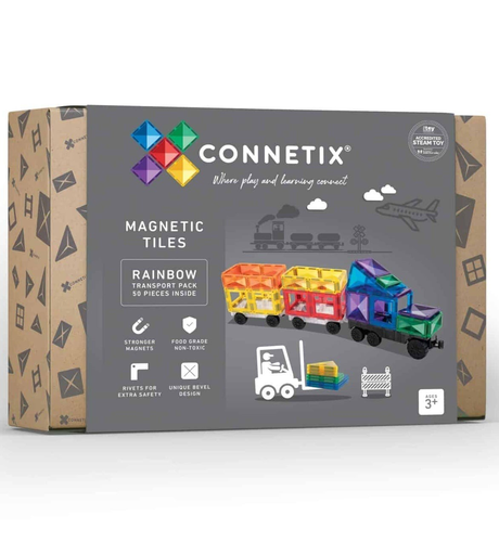 Connetix Rainbow Transport Pack 50pc