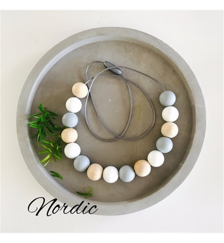 Silicone Bead Necklace - Nordic