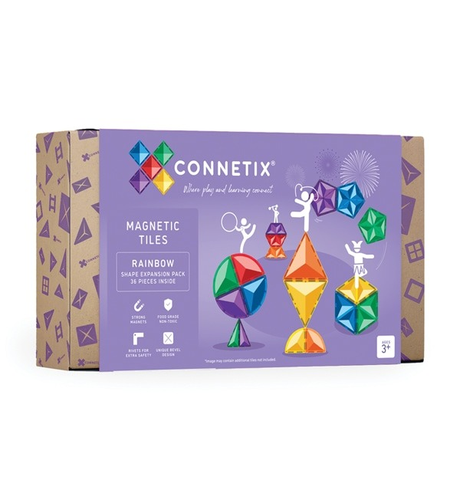 Connetix Rainbow Shape Expansion Pack 36pc