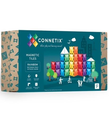Connetix Rainbow Rectangle Pack 18pc