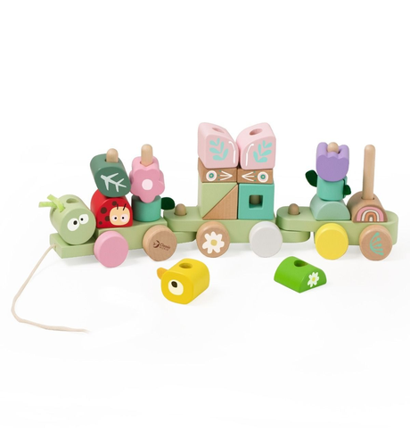 Classic World Wooden Jungle Pull Train