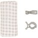 All4Ella Muslin & Peg Box Set - Gingham Grey