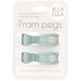 All4Ella Pram Pegs - 2 Pack - Steel Blue