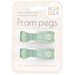 All4Ella Pram Pegs - 2 Pack - Sage