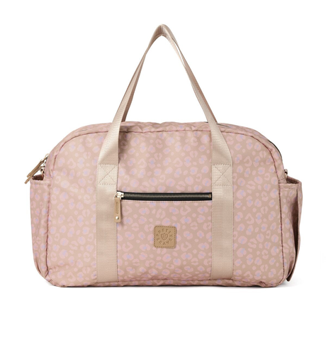 Pretty Brave Stella Baby Bag - Rose Leopard