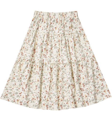 Rylee + Cru Tiered Midi Skirt - Aster