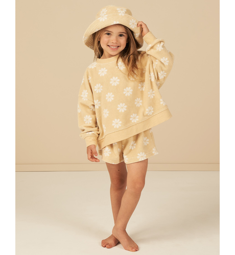 Rylee + Cru Boxy Pullover - Daisy