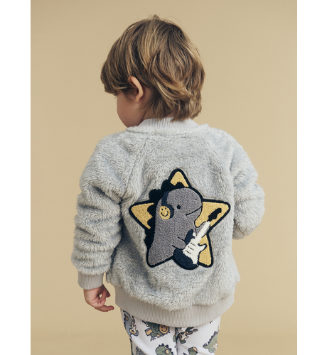 Huxbaby Dino Star Fur Jacket