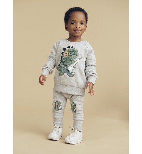 Huxbaby Furry Dino Sweatshirt