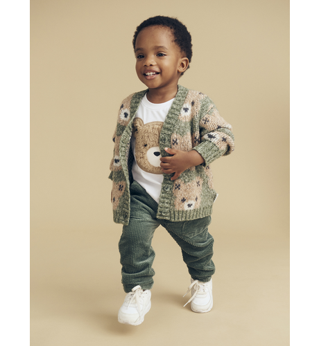 Huxbaby Light Spruce Huxbear Boxy Cardi