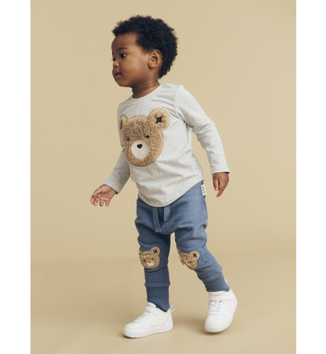 Huxbaby Grey Furry Huxbear Top