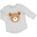 Huxbaby Grey Furry Huxbear Top