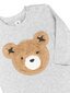 Huxbaby Grey Furry Huxbear Top