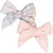 Huxbaby Rainbow Check 2Pk Hair Bow