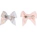 Huxbaby Rainbow Check 2Pk Hair Bow