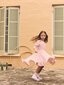 Huxbaby Flowerbow Long Sleeve Swing Dress