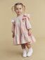 Huxbaby Rainbow Check Frill Long Sleeve Dress