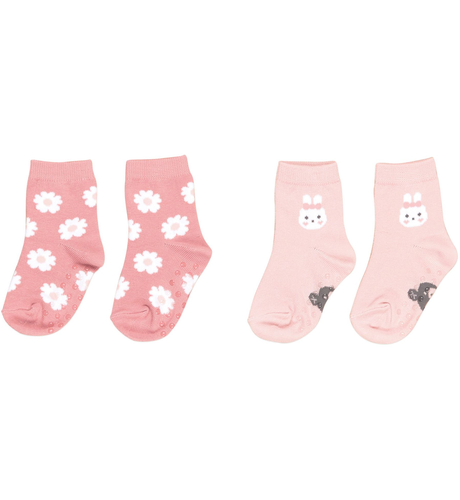 Huxbaby Bunny Flower 2Pk Socks