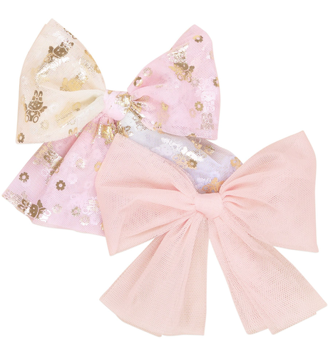 Huxbaby Fairy Bunny Tulle 2Pk Hair Bow