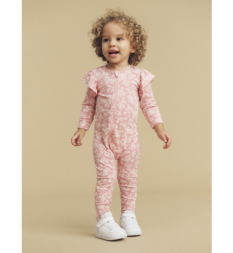 Huxbaby Peek A Boo Bunny Frill Romper