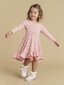 Huxbaby Peek A Boo Bunny Long Sleeve Swing Dress