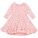 Huxbaby Peek A Boo Bunny Long Sleeve Swing Dress