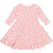 Huxbaby Peek A Boo Bunny Long Sleeve Swing Dress