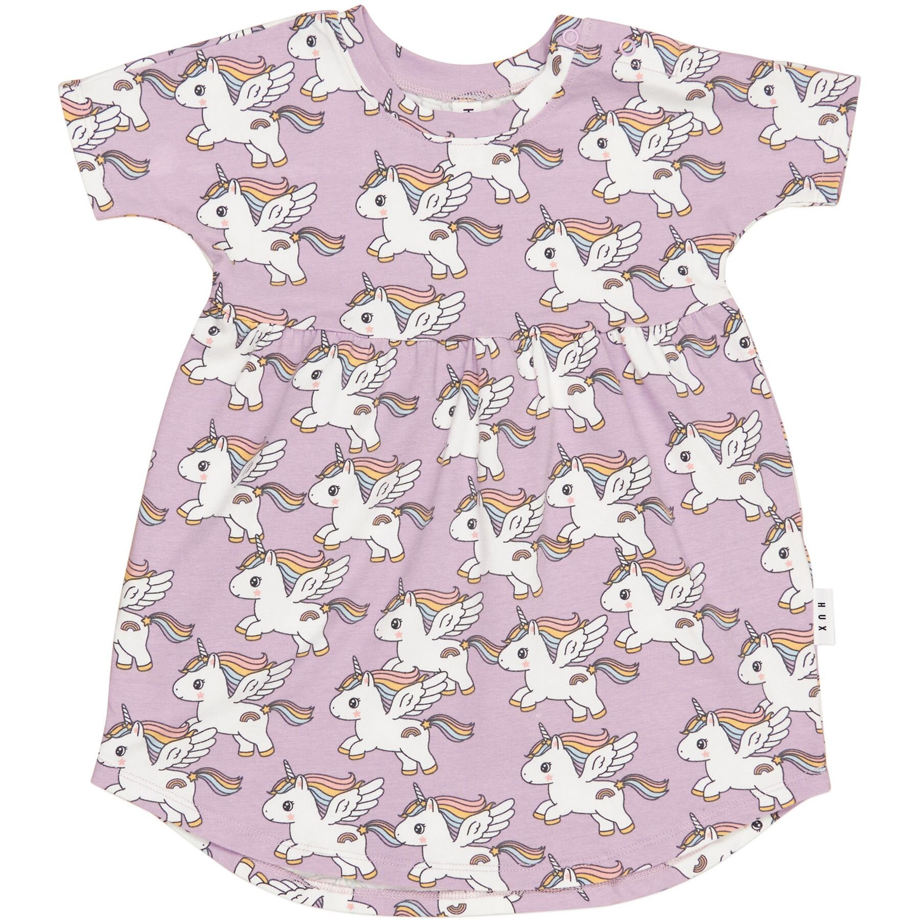 Huxbaby Magical Unicorn Swirl Dress CLOTHING GIRL Girls Dresses Kids Clothing NZ Shop Online Kid Republic S24 25 Huxbaby Carryover