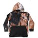 Hello Stranger Boys Pocket Hood - Brown Tie Dye