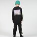 Hello Stranger Boys Raglan Crew - Black