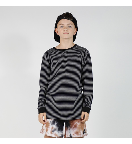 Hello Stranger Boys L/S Classics Tee - Black Stripe