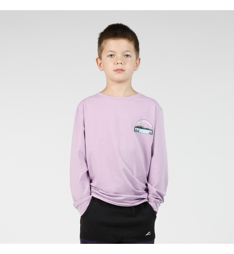 Hello Stranger Boys L/S Tee - Grape