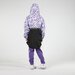 Hello Stranger Girls Rainy Days Jacket - Purple Black