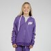 Hello Stranger Girls Zip Hood - Purple