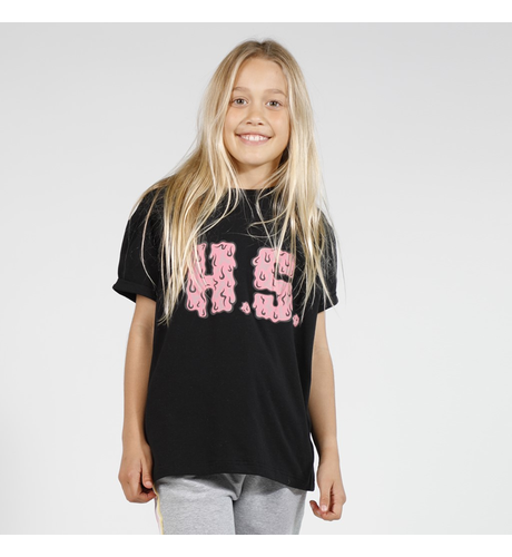 Hello Stranger Girls Bailey S/S Tee - Black