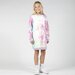 Hello Stranger Girls L/S Band Dress - Rainbow