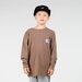 Hello Stranger Boys L/S Tee - Chocolate Brown