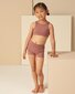 Rylee + Cru 'Play' Shortie Short - Heathered Mulberry