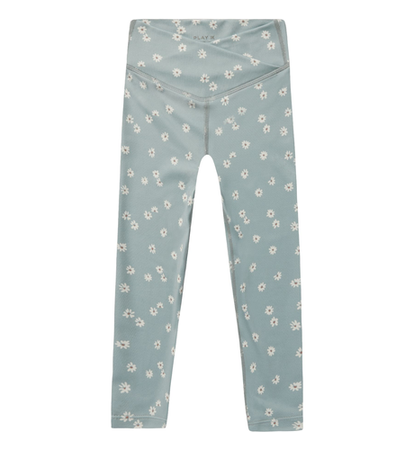 Rylee + Cru 'Play' Criss Cross Legging - Blue Daisy