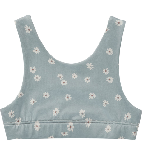 Rylee + Cru 'Play' Longline Crop - Blue Daisy