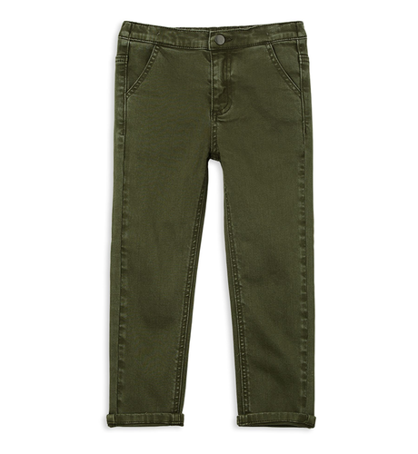 Milky Green Denim Jeans