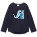 Milky Arcade Dino L/S Tee - Midnight Blue