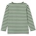 Milky Green Stripe Henley - Off White/Urban Green