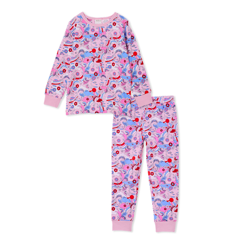 Milky Unicorn PJ's - Candy Pink