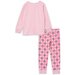 Milky Bunny PJ's - Powder Pink