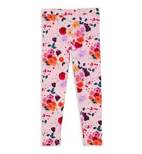 Milky Rose Garden Legging - Fairy Floss