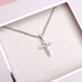 Lauren Hinkley Diamante Cross Necklace