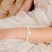 Lauren Hinkley Freshwater Pearl Cross Elastic Bracelet