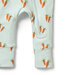 Wilson & Frenchy Cute Carrots Footed Zipsuit